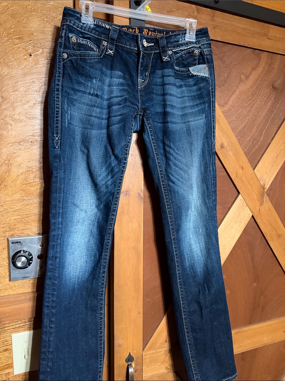 Rock Revival Women's Dark Blue Skinny Jeans